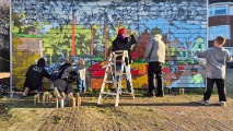 Logo Monet in Street Art/Street Art Zaanstad